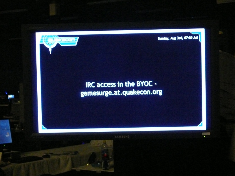 We played until 7:00 AM Sunday morning, a new Quakecon record for Ryly and Ice (qc083099.jpg, 800w x 600h )